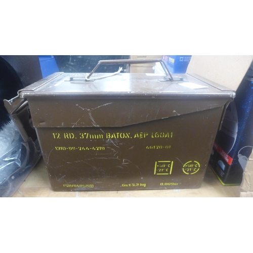 2382 - A Nato RD 37mm baton AEP ammunition box (46120-01)