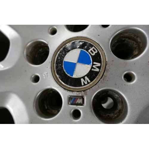 2326 - A set of four front and rear BMW M Sport alloy wheels and tires (225/40/19) and (235/45/19)