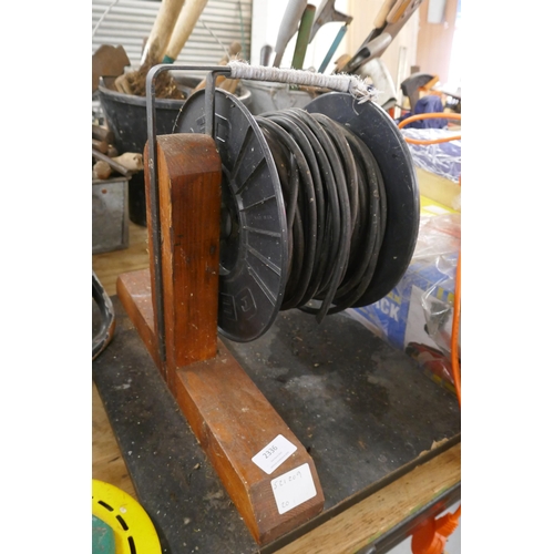 2336 - Five assorted electric extension cable reels. Failed electrical safety test due to damaged cable - s... 