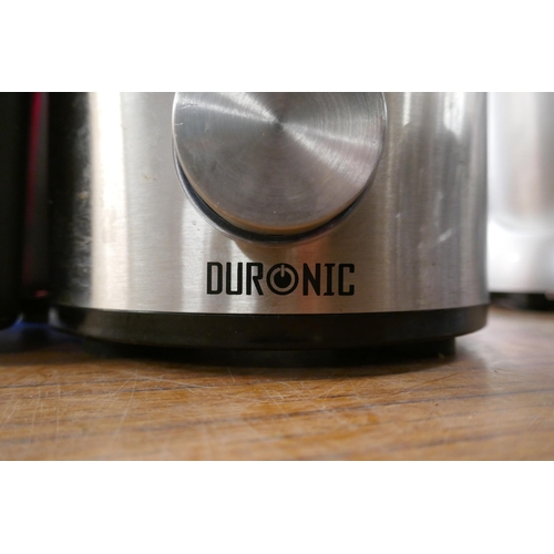 2339 - A Duronic JE10 240v food processor and a Magic Bullet Veggie Bullet food processor