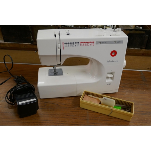 2400 - A John Lewis electric sewing machine (JL125) - boxed