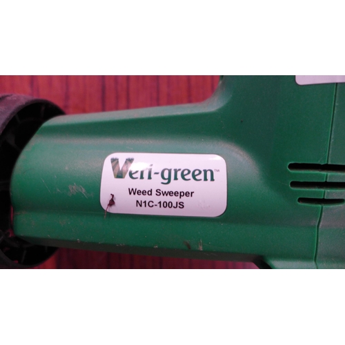 2237 - A Veri-Green N1C-100VS weed sweeper and a Brill Gloria Garden Boy 400 electric cultivator