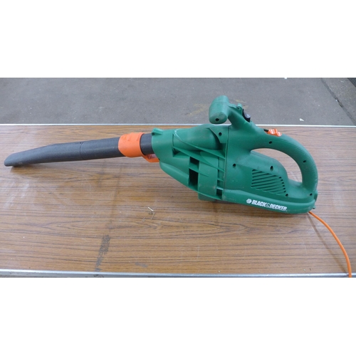 2246 - A Buzz LB3000 240v electric leaf blower and a Black & Decker GW250 230v electric leaf blower