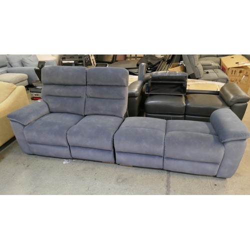 1562 - Ellis Grey Corner Sofa With Power Head and Foot Rests, original RRP £1416.66 + VAT - missing parts a... 