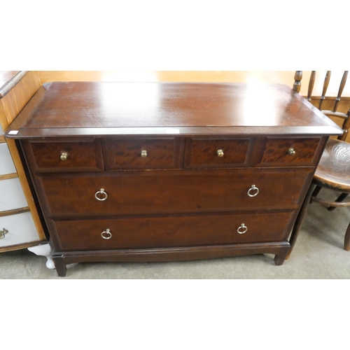 153 - A Stag Minstrel mahogany chest of drawers