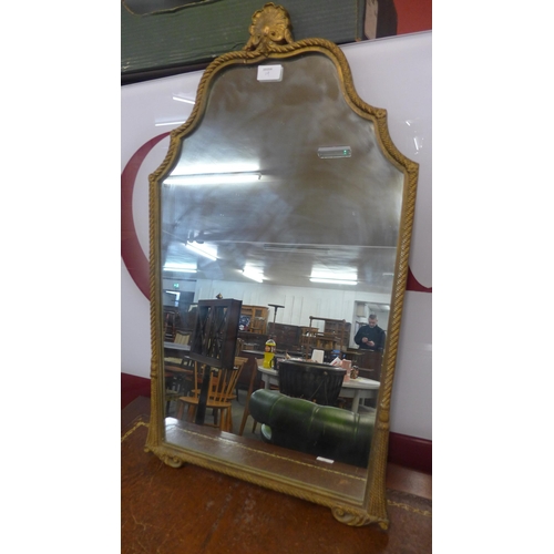 378 - A French Rococo style gilt framed mirror