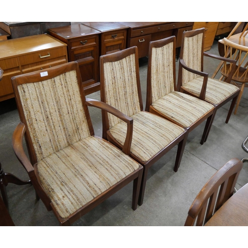 44 - A set of four G-Plan Fresco teak dining chairs