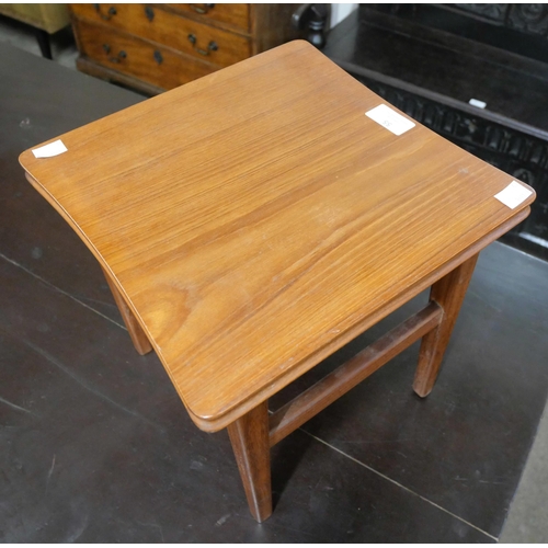 55 - A small teak occasional table