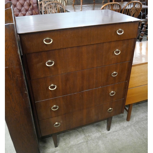66 - A Symbol Furniture tola wood chest of drawers