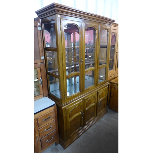 141 - An elm display cabinet