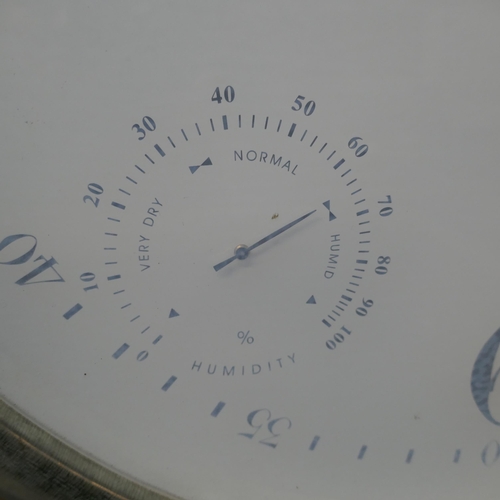 1336 - A galvanised outdoor clock