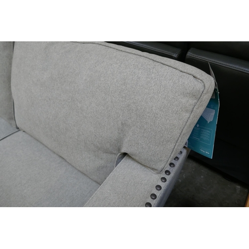 1377 - Ellen Light Grey Sectional Fabric corner sofa, original RRP £749.98 + VAT (4195-25) * This lot is su... 