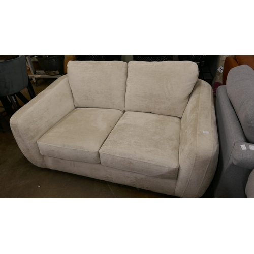 1400 - Aspen cream upholstered two seater sofa