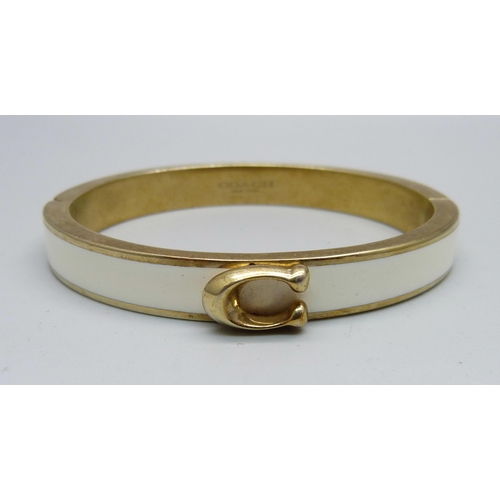 1030 - A vintage Coach NY bangle