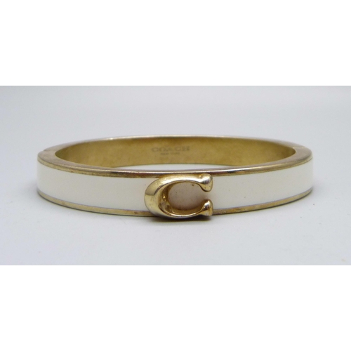 1030 - A vintage Coach NY bangle