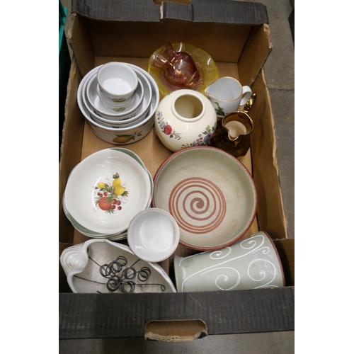 1137 - Three boxes of china and glass **PLEASE NOTE THIS LOT IS NOT ELIGIBLE FOR POSTING AND PACKING**