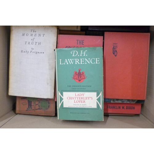 1157 - Two boxes of mid-20th Century books **PLEASE NOTE THIS LOT IS NOT ELIGIBLE FOR POSTING AND PACKING**