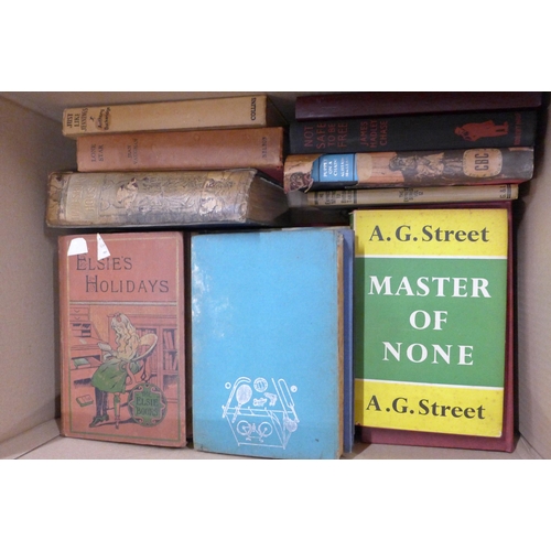 1157 - Two boxes of mid-20th Century books **PLEASE NOTE THIS LOT IS NOT ELIGIBLE FOR POSTING AND PACKING**