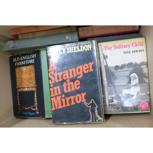 1157 - Two boxes of mid-20th Century books **PLEASE NOTE THIS LOT IS NOT ELIGIBLE FOR POSTING AND PACKING**