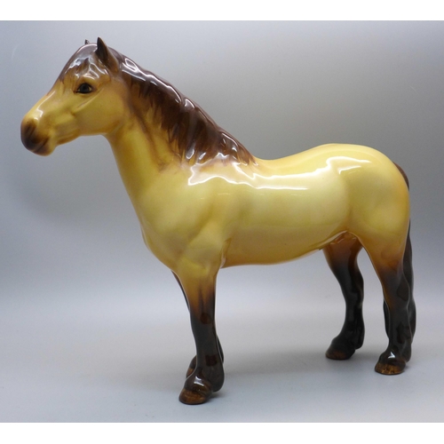 607 - A Beswick Highland pony