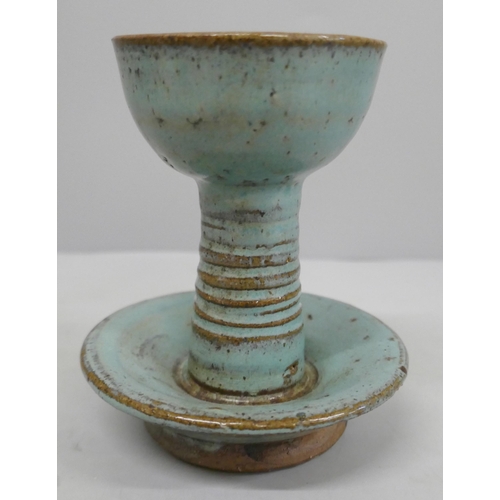 639 - A Chinese oil lamp, 10cm