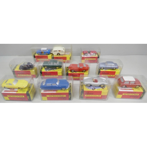 646 - Ten Schuco Piccolo model vehicles, packaged