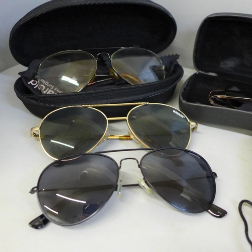 697 - Sunglasses including Bulgari, a/f, Ray-Ban, etc.