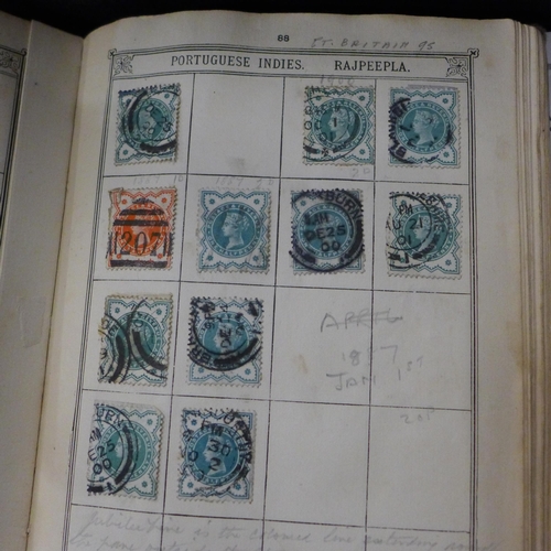 736 - A collection of stamps, loose and in albums including English and worldwide, one album of mint stamp... 