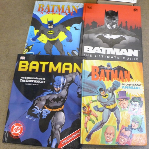 784 - A box of Batman books and annuals