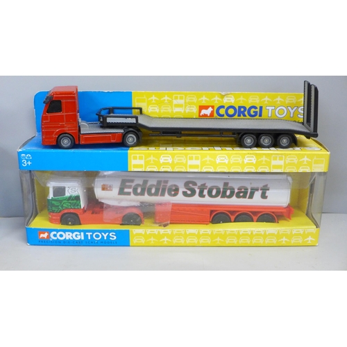 800 - Model vehicles including two boxed Corgi Superhaulers