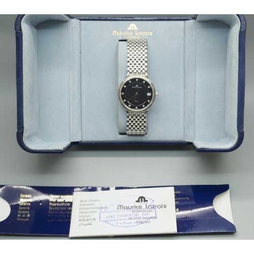 886 - A Maurice Lacroix wristwatch, boxed