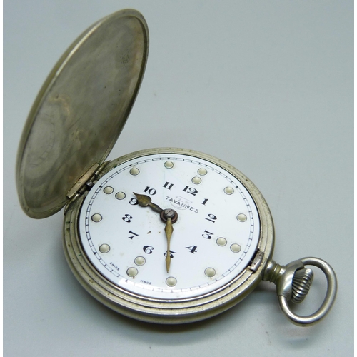 989 - A Tavannes Braille pocket watch