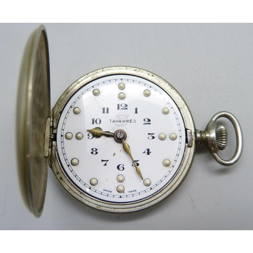 989 - A Tavannes Braille pocket watch