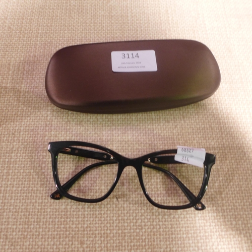 3151 - Elle Ladies Clam Sunglasses, Nina Ricci Black Plastic Glasses - Both Damaged (314-78,87,94) *This lo... 