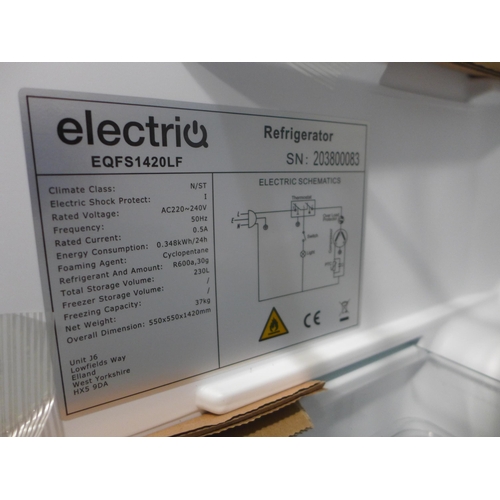 3359 - Electriq white freestanding larder fridge - model EQFS1420LF (AP.FF.ELQ.002) - boxed/sealed * this l... 