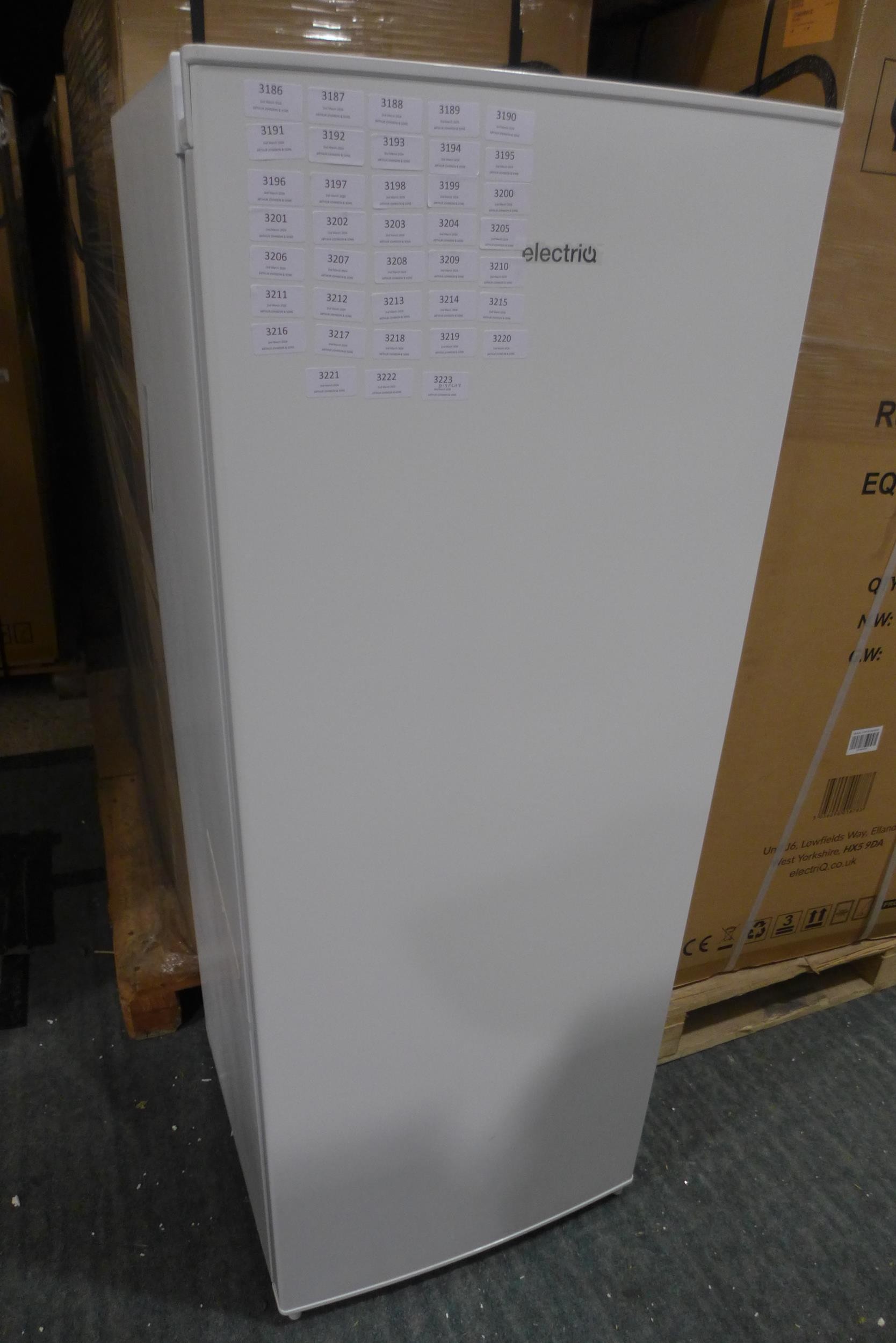 Electriq white freestanding larder fridge - model EQFS1420LF (AP.FF.ELQ ...