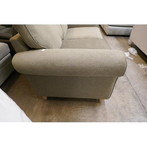 1465 - Sage upholstered two seater sofa