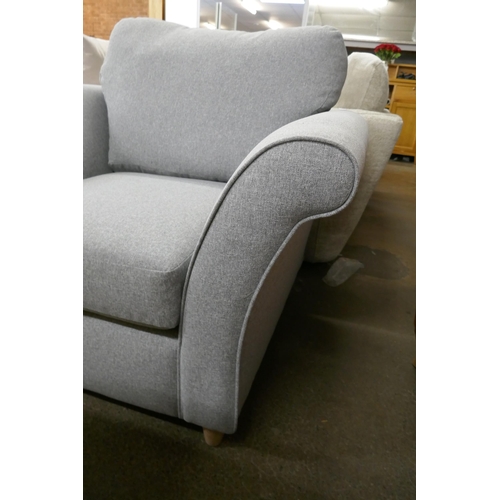 1411 - Grey upholstered armchair