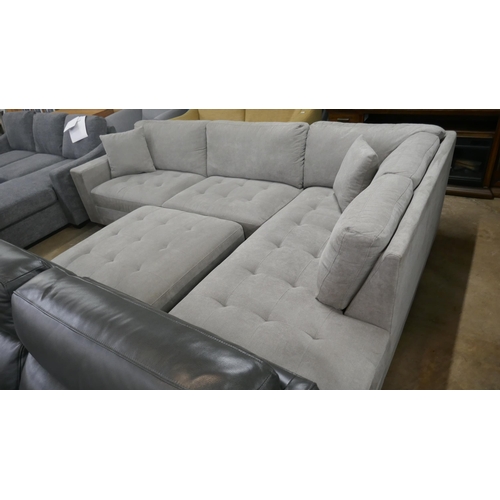 1419 - Miles 3 piece Sectional Sofa With Storage Ottoman, Original RRP £1083.33 +VAT (4197-6) *This lot is ... 