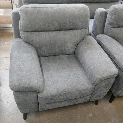 1456 - Grace Charcoal Armchair  With Power Recline, Original RRP £499.99 +VAT (4197-4) *This lot is subject... 