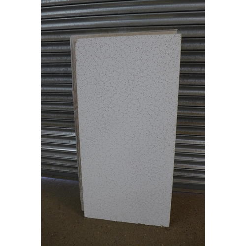 2227 - Sixteen boxes of Armstrong ceiling tiles (192 in total) and 8 loose - size 24