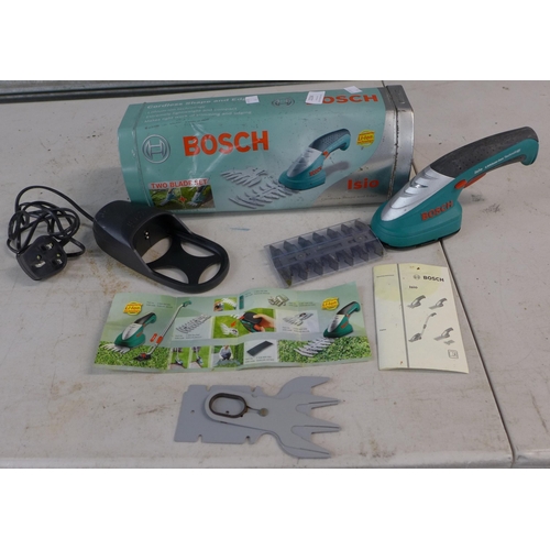 2234 - A Bosch ISIO 3.6v Li-ion cordless Shape and Edge Trimmer in case