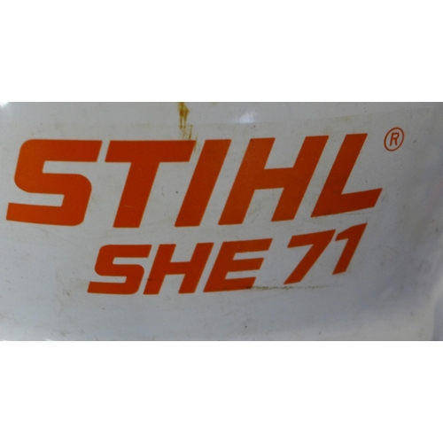 2242 - A Stihl SHE71 electric blower vac - year 2021