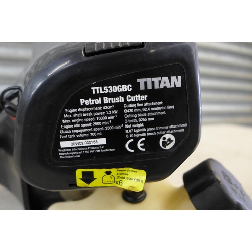 2275 - A Titan (TTL30HT GBC) petrol brush cutter (Police reposession)