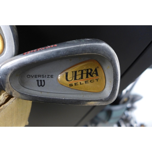 2283 - A set of Wilson Ultra Select oversize irons and a Cobra Tungsten cell weighting bio-cell no.4 iron