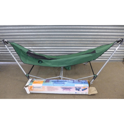 2303 - Two Adventuridge portable hammocks with stands - one boxed