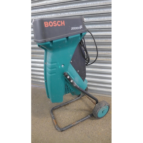 2304 - A Bosch AXT 2000HP garden leaf and twig mulcher