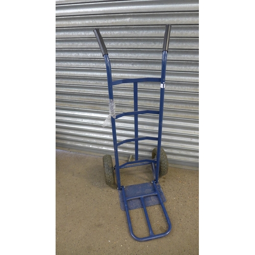 2305 - Two metal sack trollies - one multi-function and one extending bed