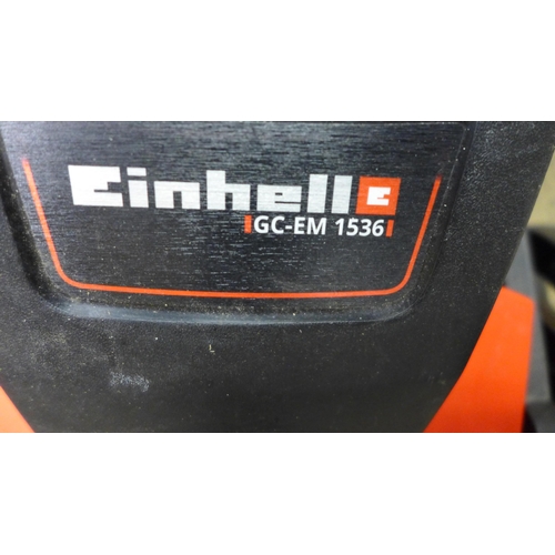 2310 - An Einhell GC-EM 1536 electric lawn mower with collection box