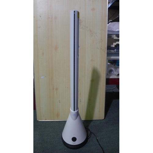3046 - Vybra White Electric Tower Fan - No Remote (315-56) *This lot is subject to VAT